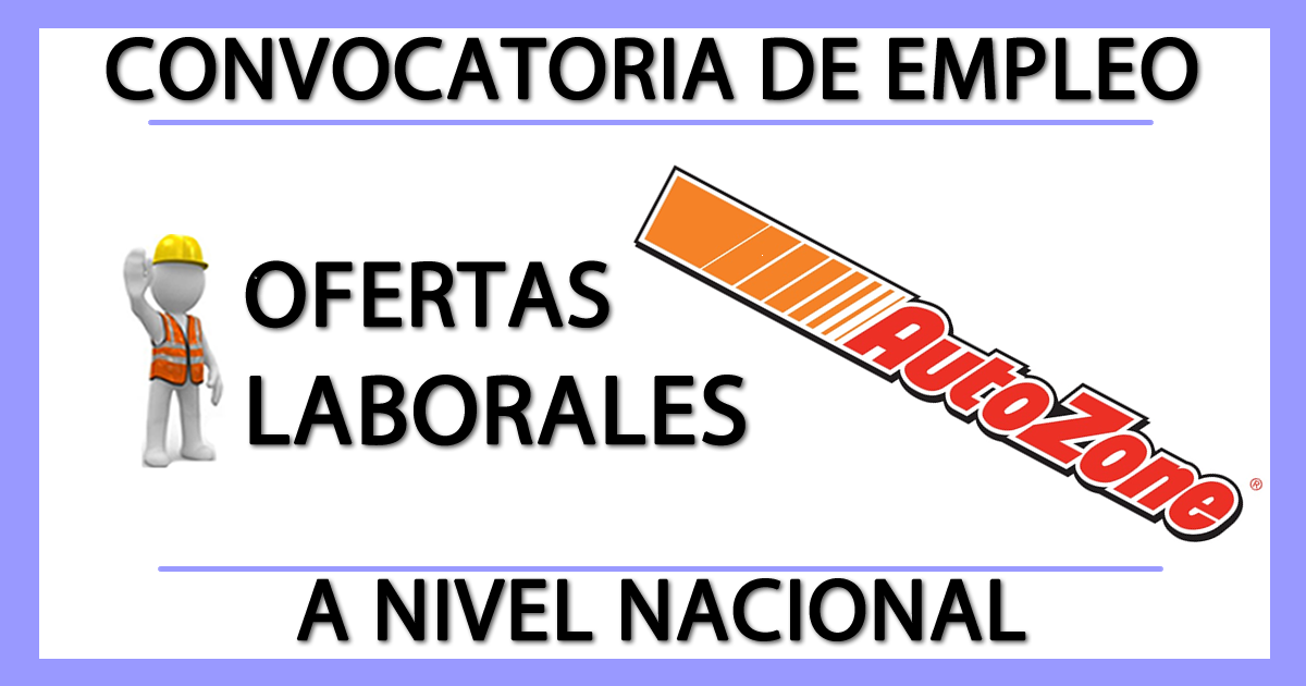 Convocatorias de Empleo en AutoZone