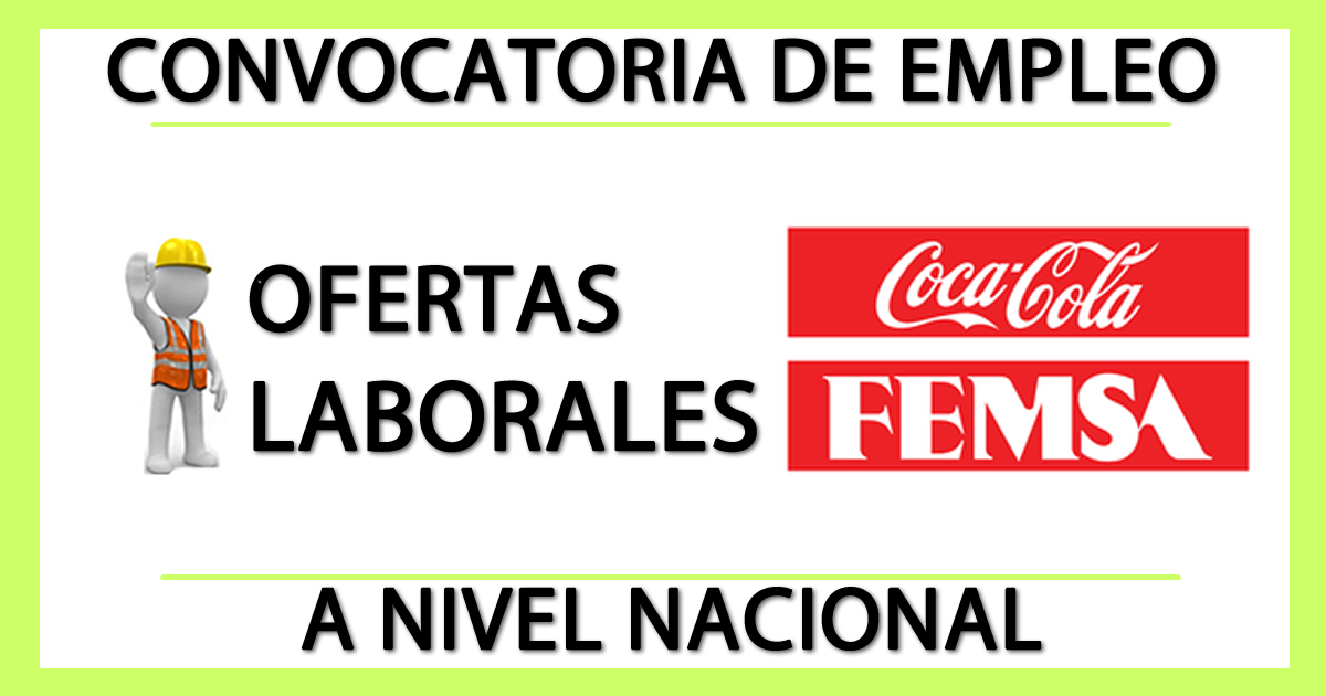 Convocatorias de Empleo en Coca Cola