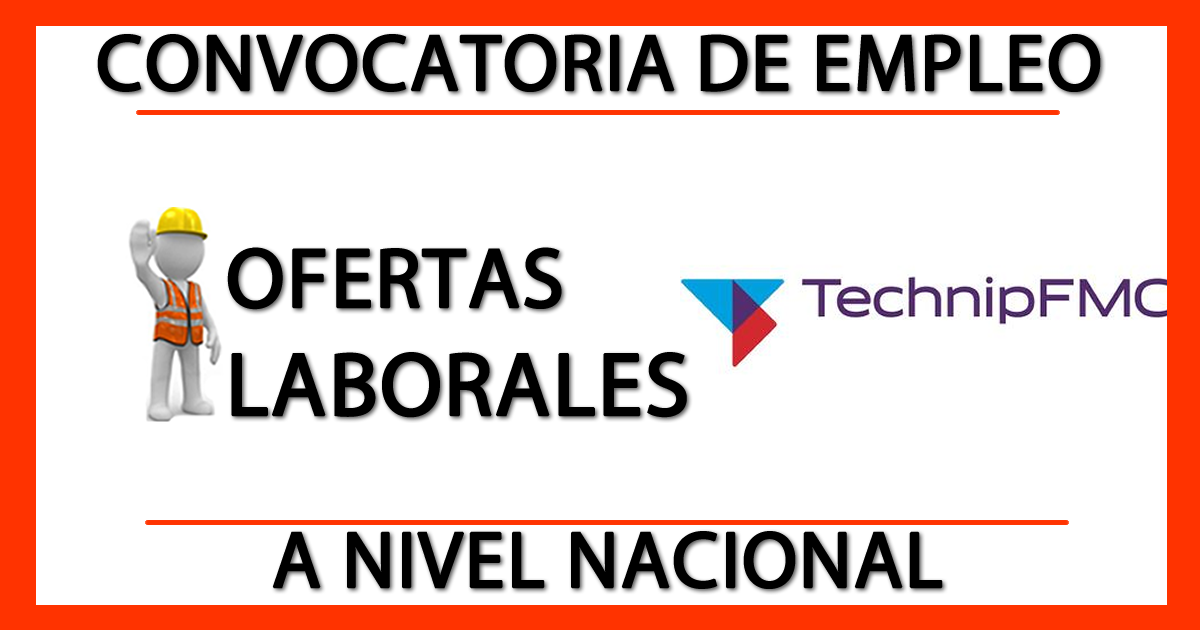 Convocatorias de Empleo en TechnipFMC