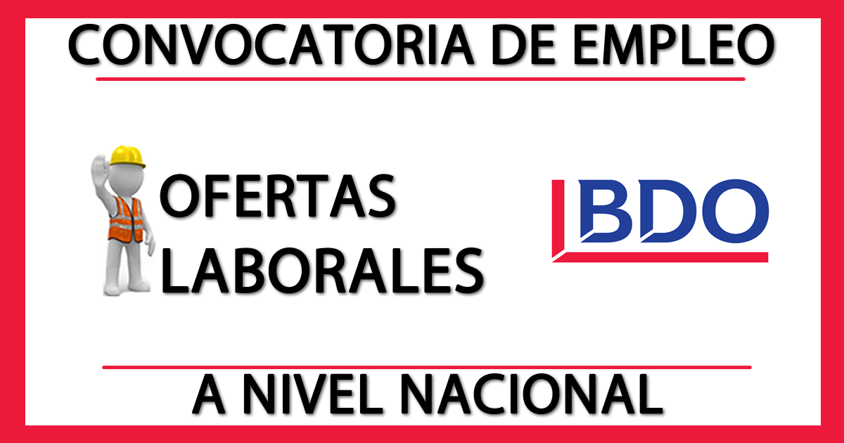 Ofertas Laborales en BDO Colombia