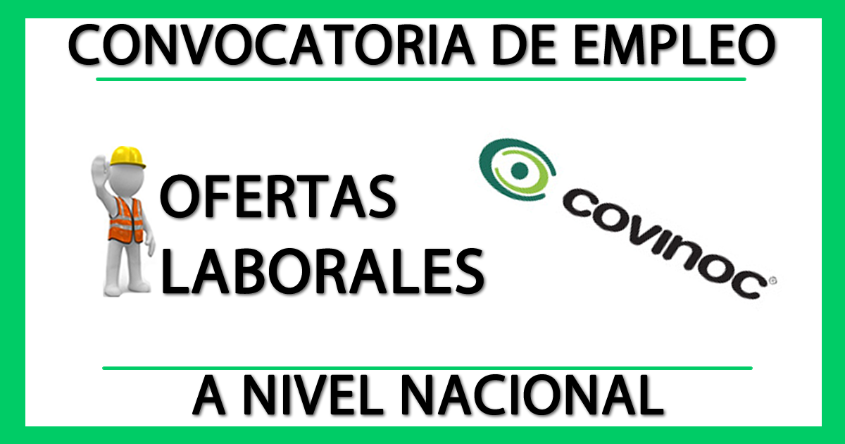 Ofertas Laborales en Covinoc