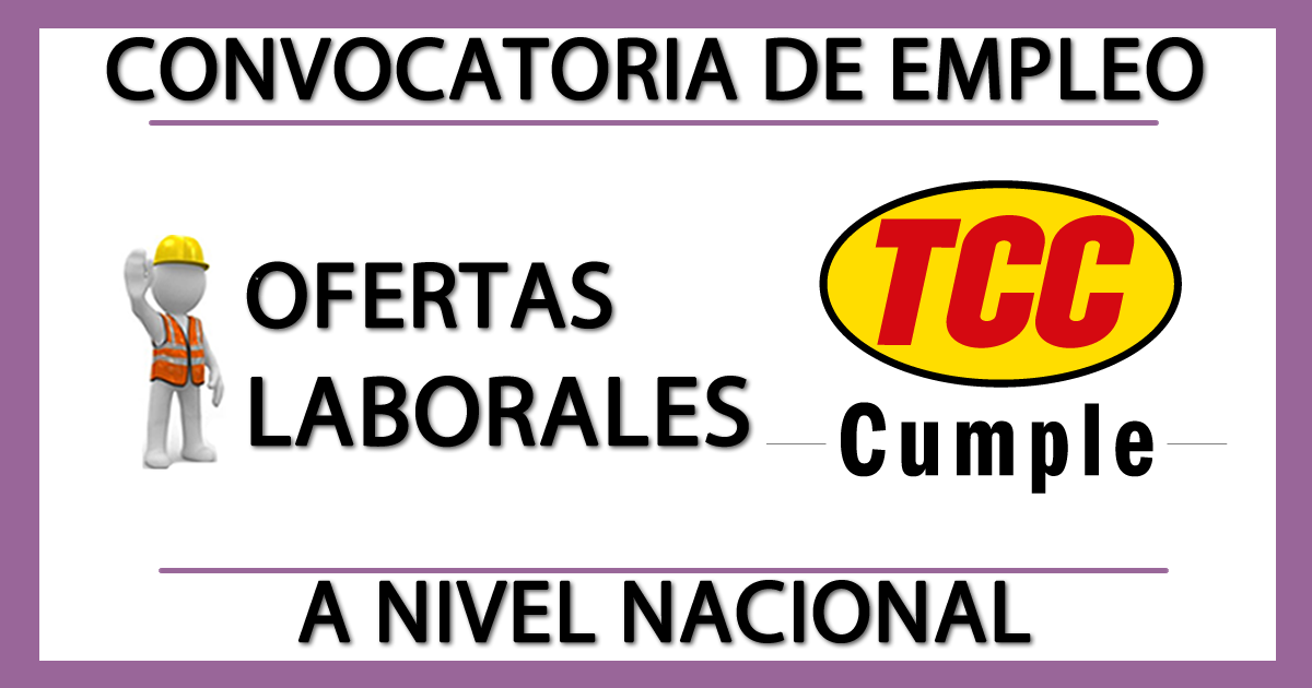 Ofertas Laborales en TCC