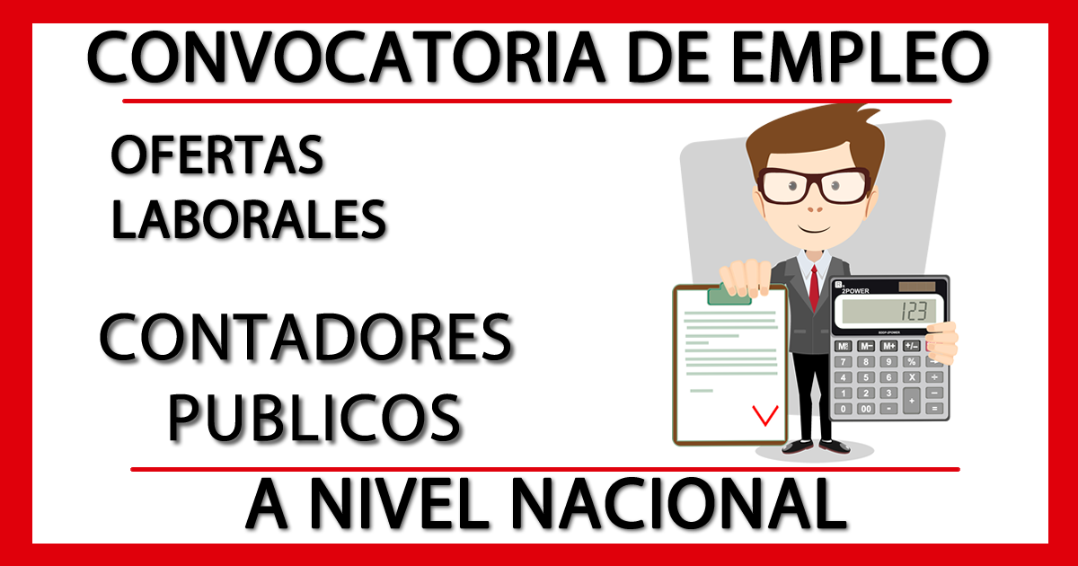 Ofertas Laborales para Contadores Públicos