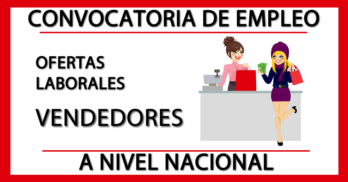 Ofertas Laborales para Vendedores