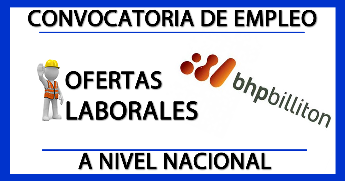 Ofertas de Empleo en BHP Billiton