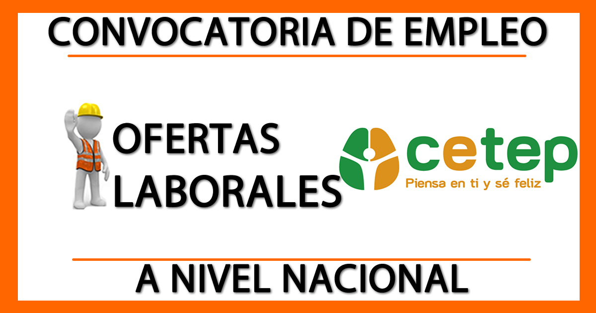 Ofertas de Empleo en Cetep