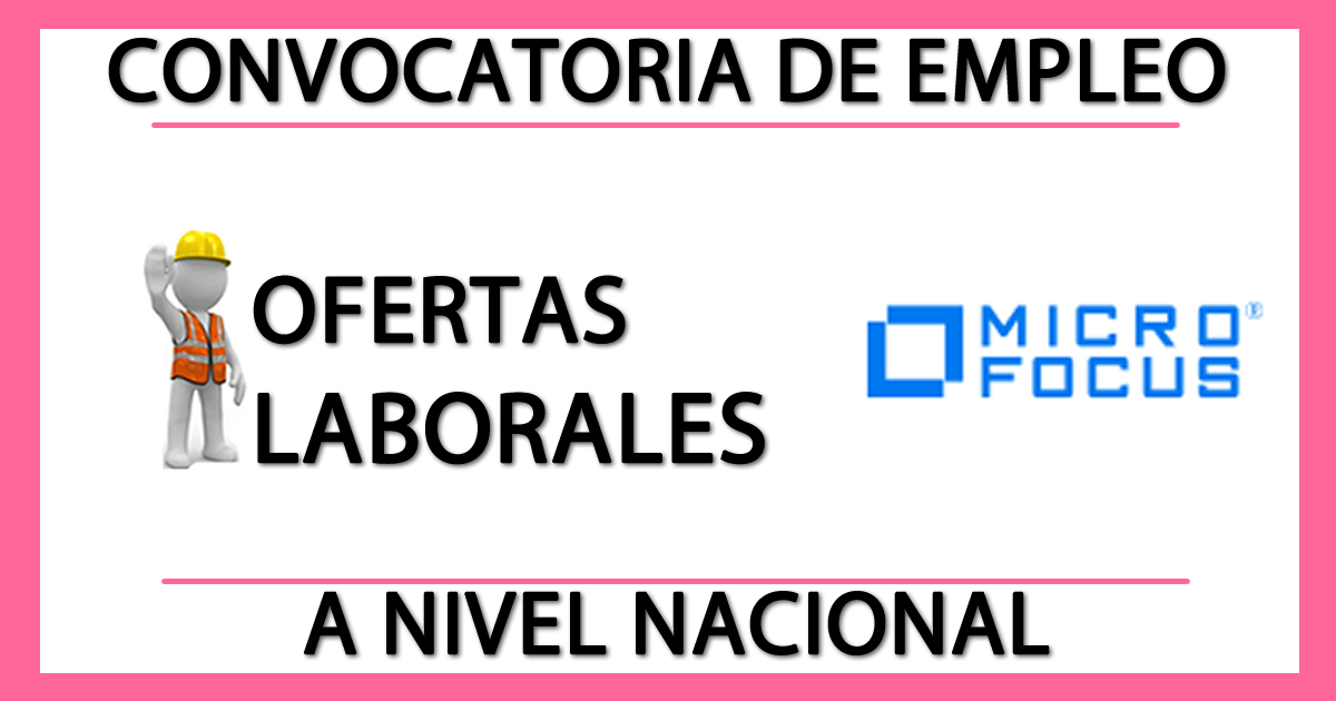 Ofertas de Empleo en Micro Focus