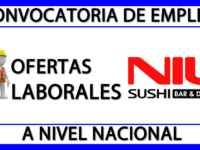 Ofertas de Empleo en Niu sushi