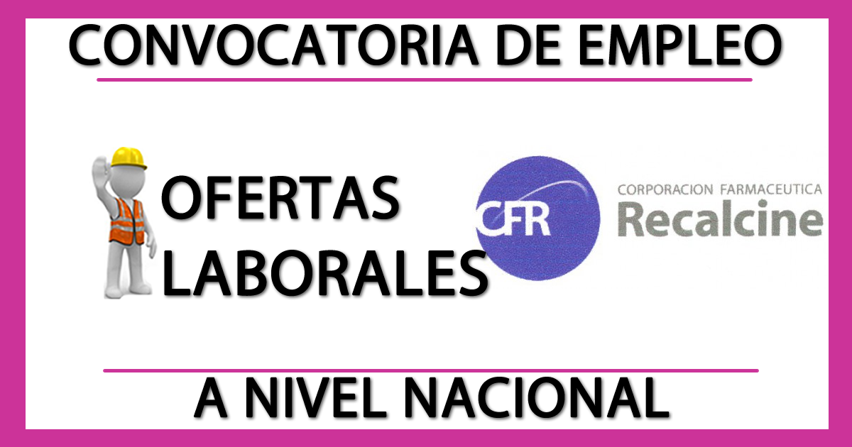 Ofertas de Empleo en Recalcine