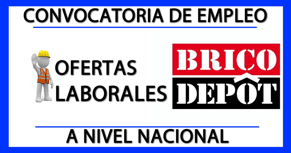 Ofertas de Trabajo en Brico Dépôt