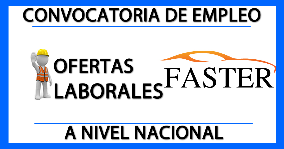 Ofertas de Trabajo en Faster