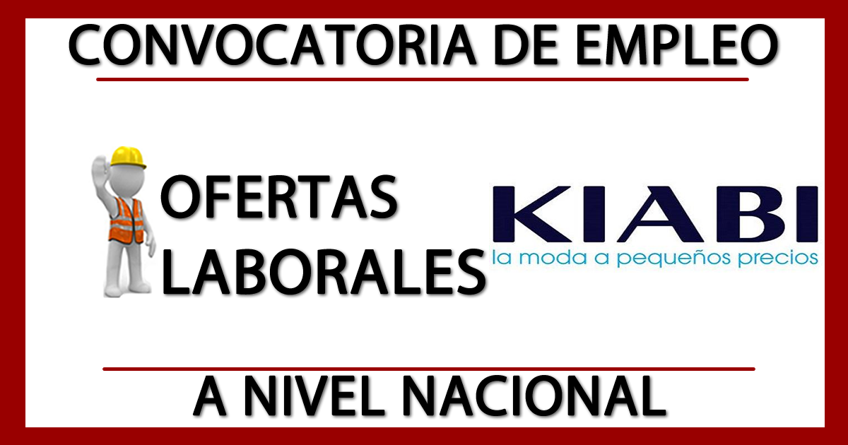 Ofertas de Trabajo en Kiabi