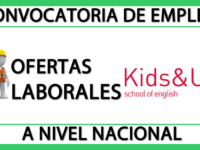 Ofertas de Trabajo en Kids and Us