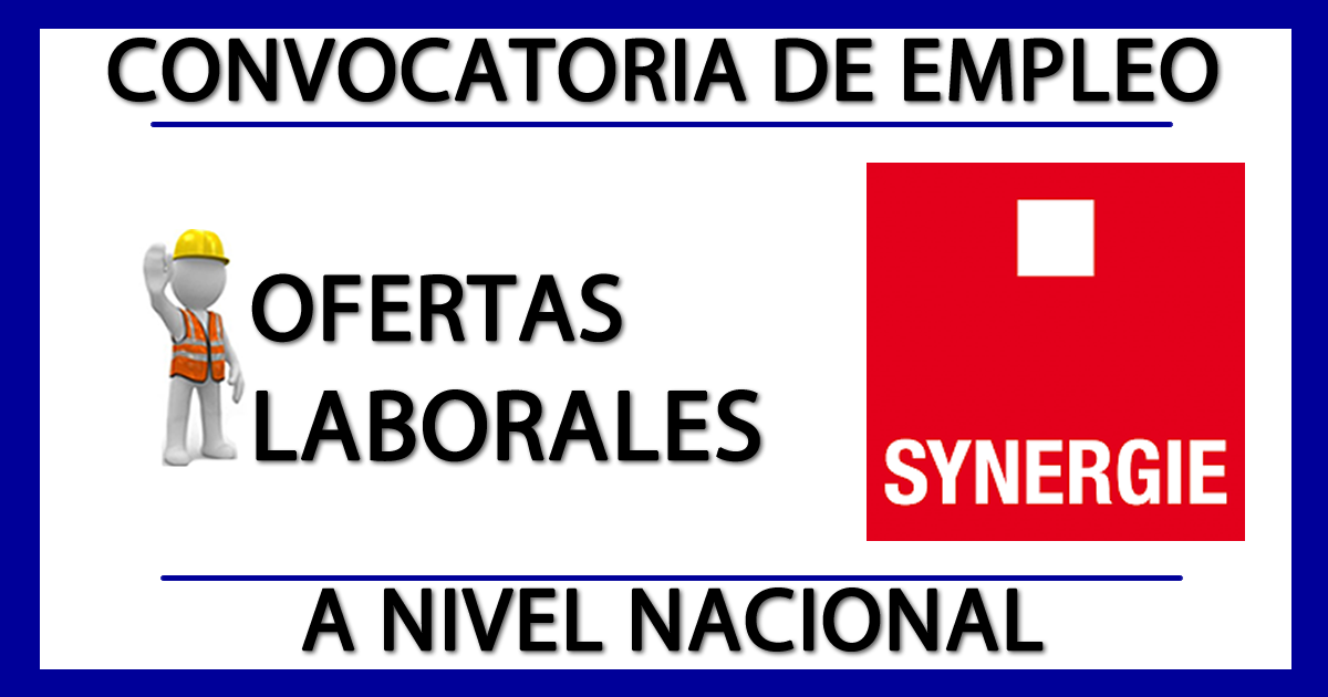 Ofertas de Trabajo en Synergie