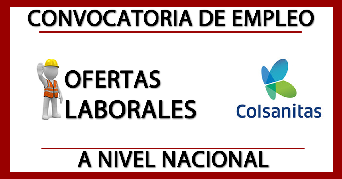 Ofertas Laborales en Colsanitas