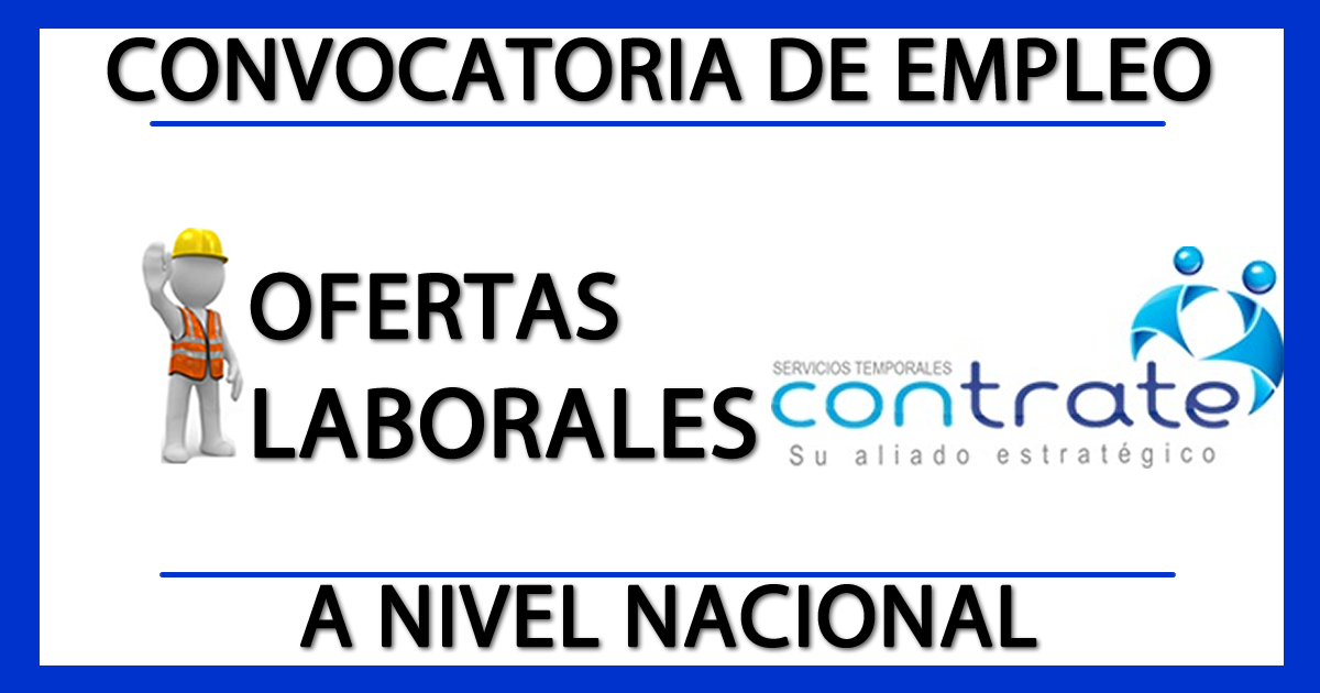 Ofertas Laborales en Contrate